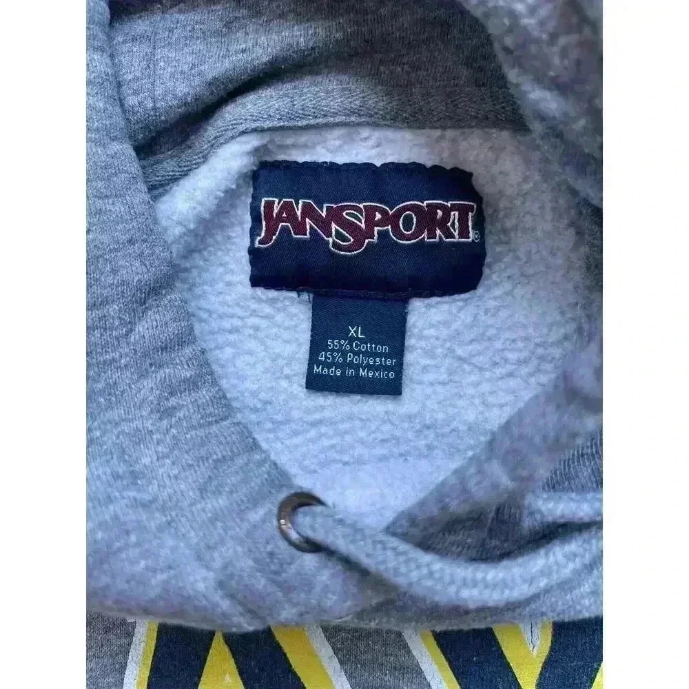 US Navy Annapolis MD Jansport Hoodie Gray Youth XL Military USA - Picture 5 of 9